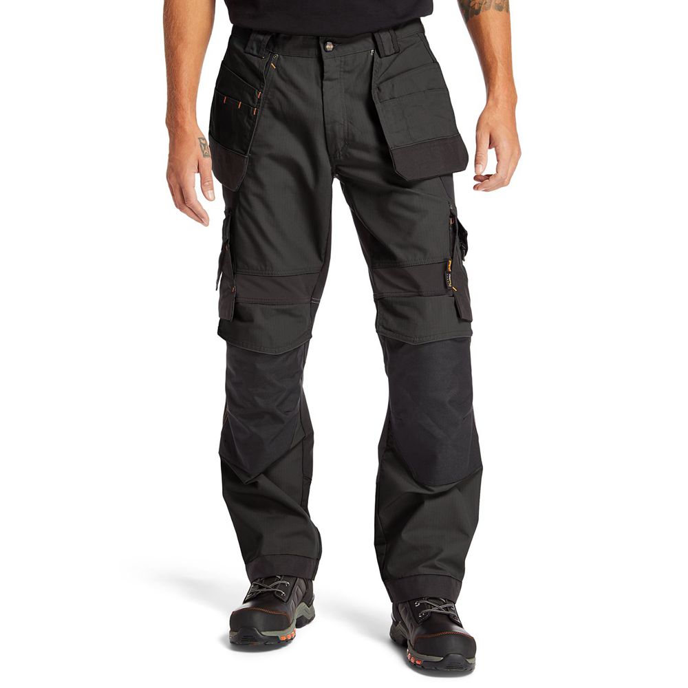 Timberland Mens Pants PRO® Interax Holster Work - Black - India IO0967854